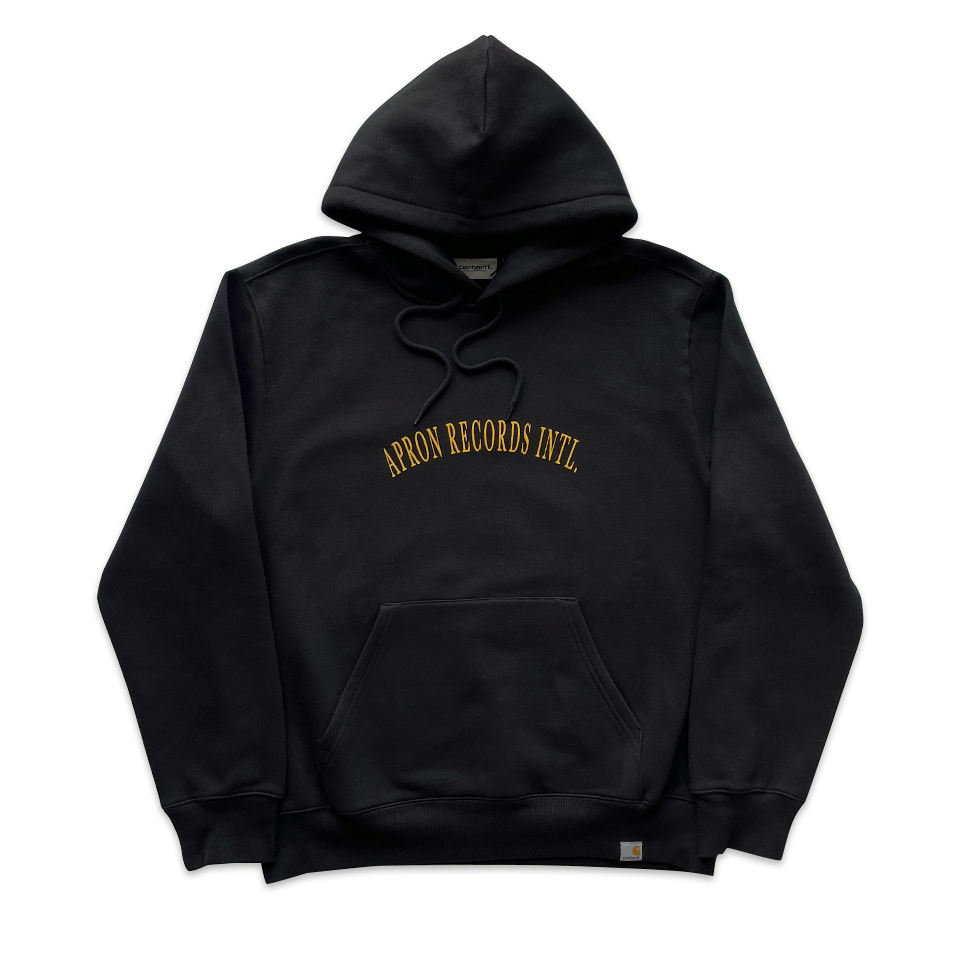 APRON X CARHARTT WIP - CROWN WORLD TOUR HOODIE (BLACK)