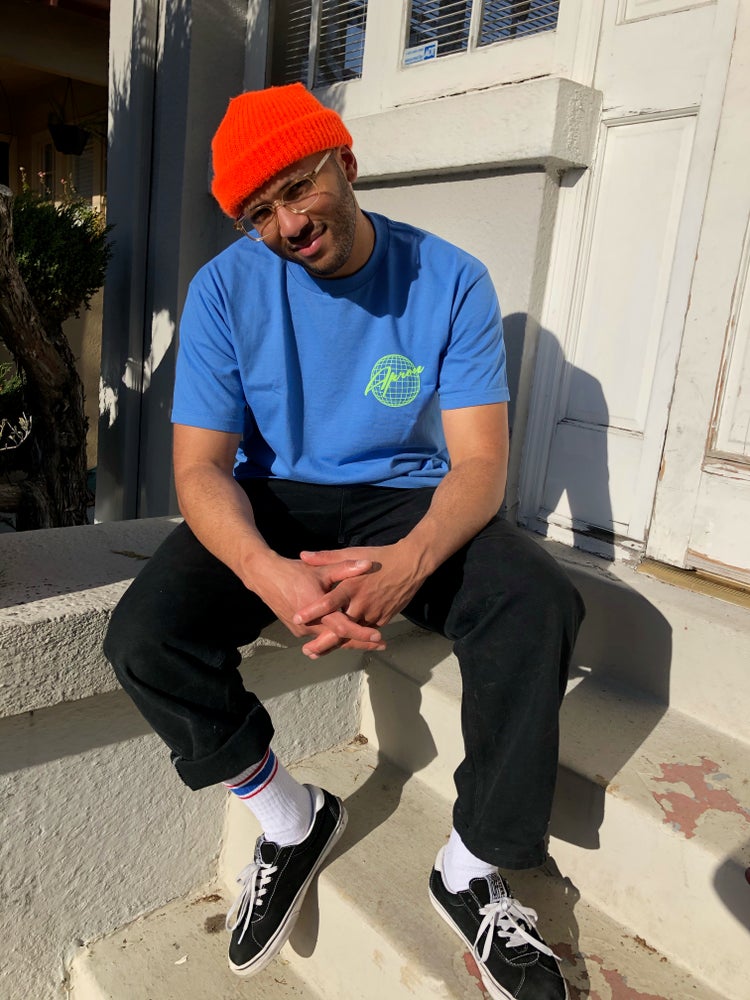 WORLD GRID TEE (CHEMICAL)