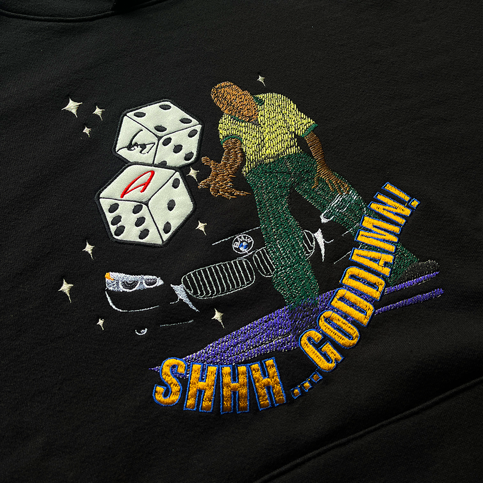 APRON X AOI INDUSTRIES DICE HOODIE