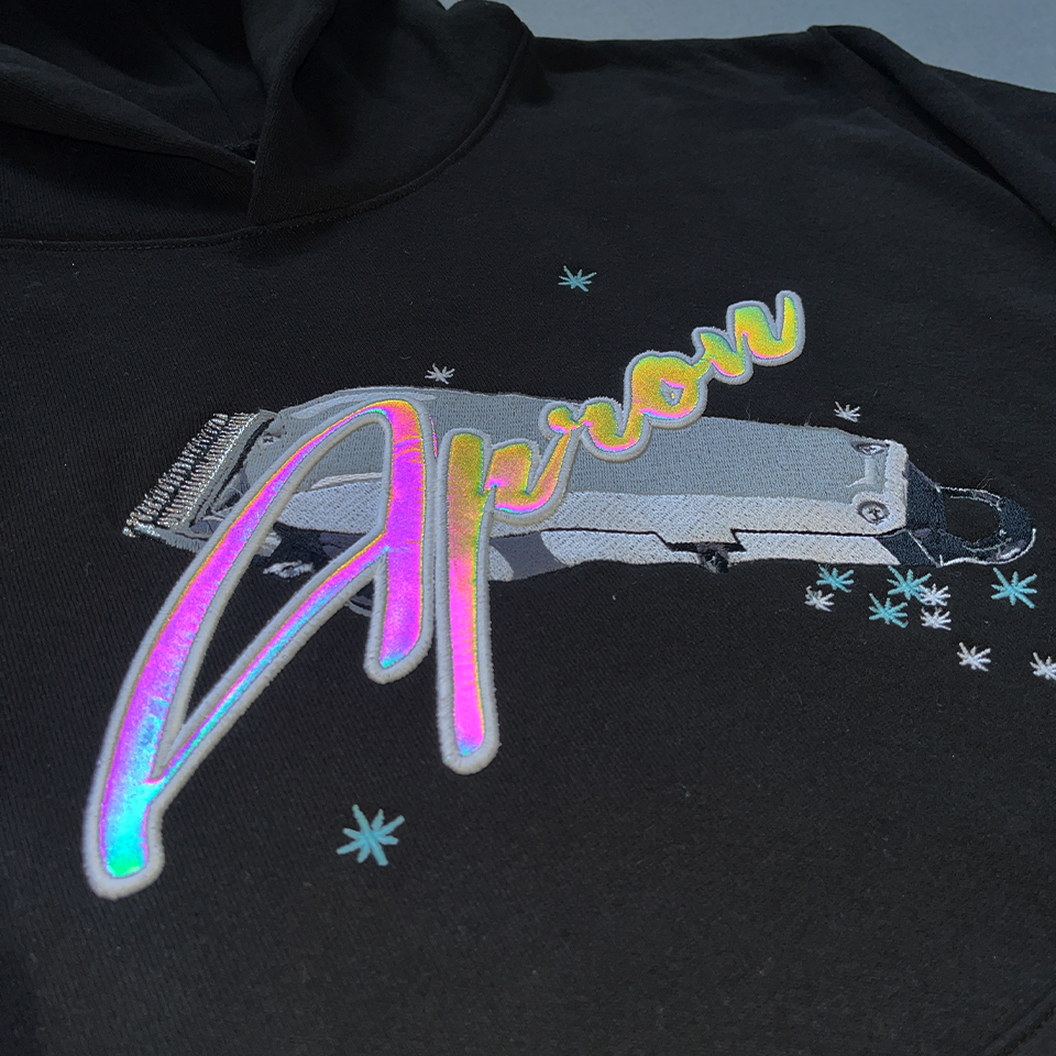 APRON X AOI INDUSTRIES CLIPPERS HOODIE
