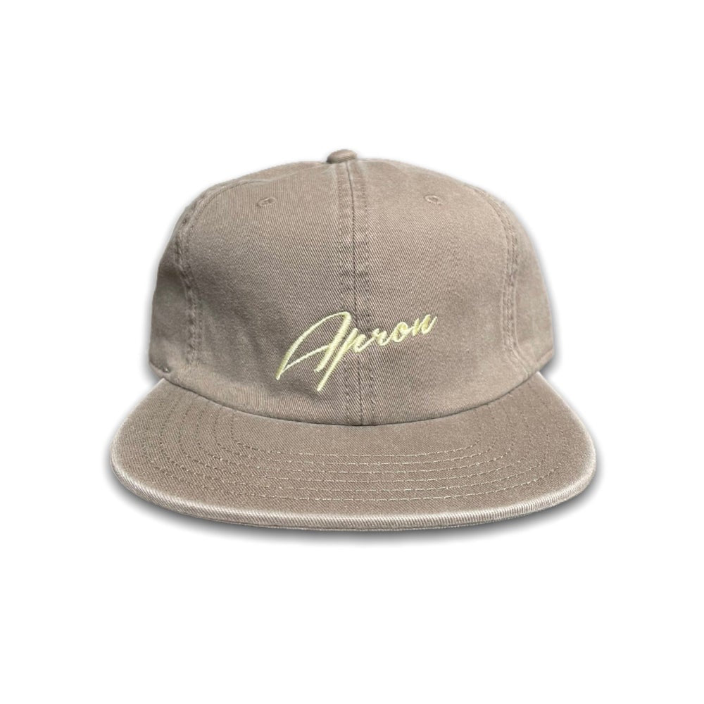 OG SCRIPT DAD CAP (LEMON SHERBET)