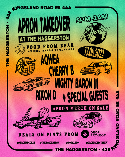 APRON TAKEOVER AT THE HAGGERSTON 13/08/2022