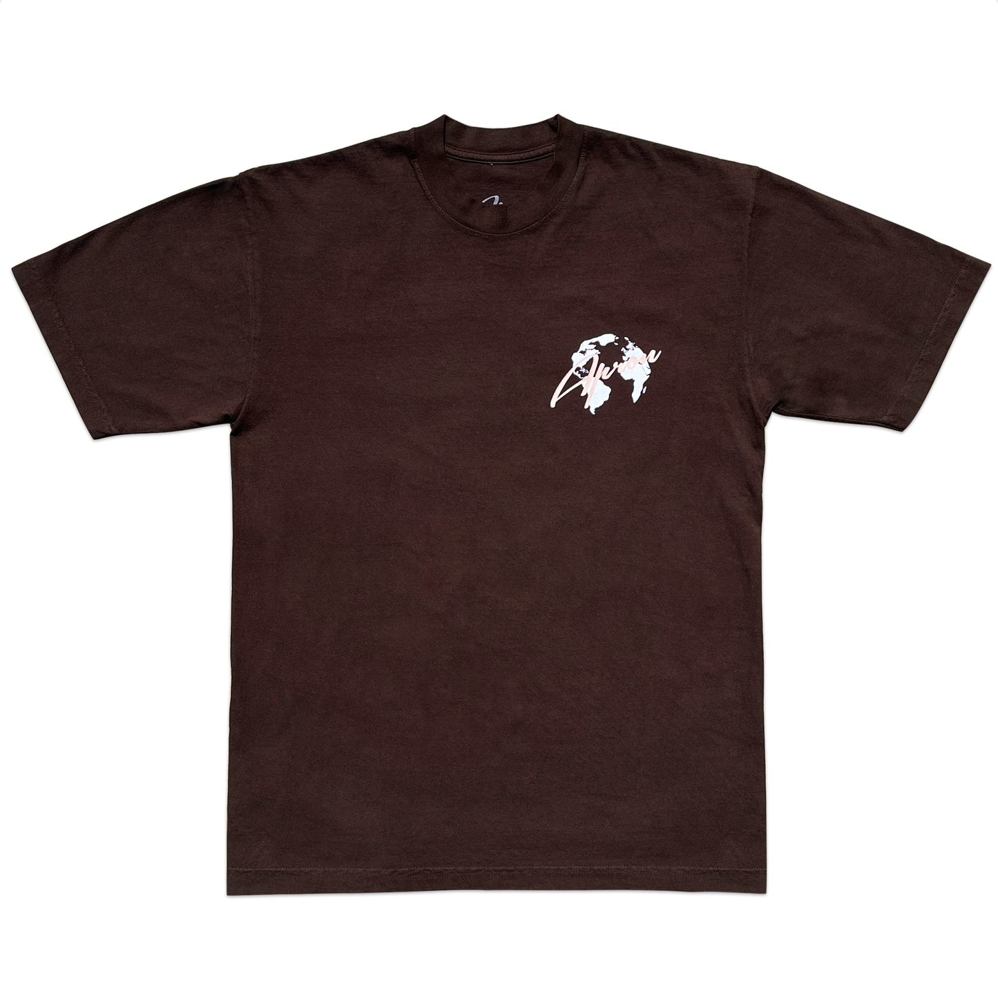 WORLD MAP TEE (CHERRY)