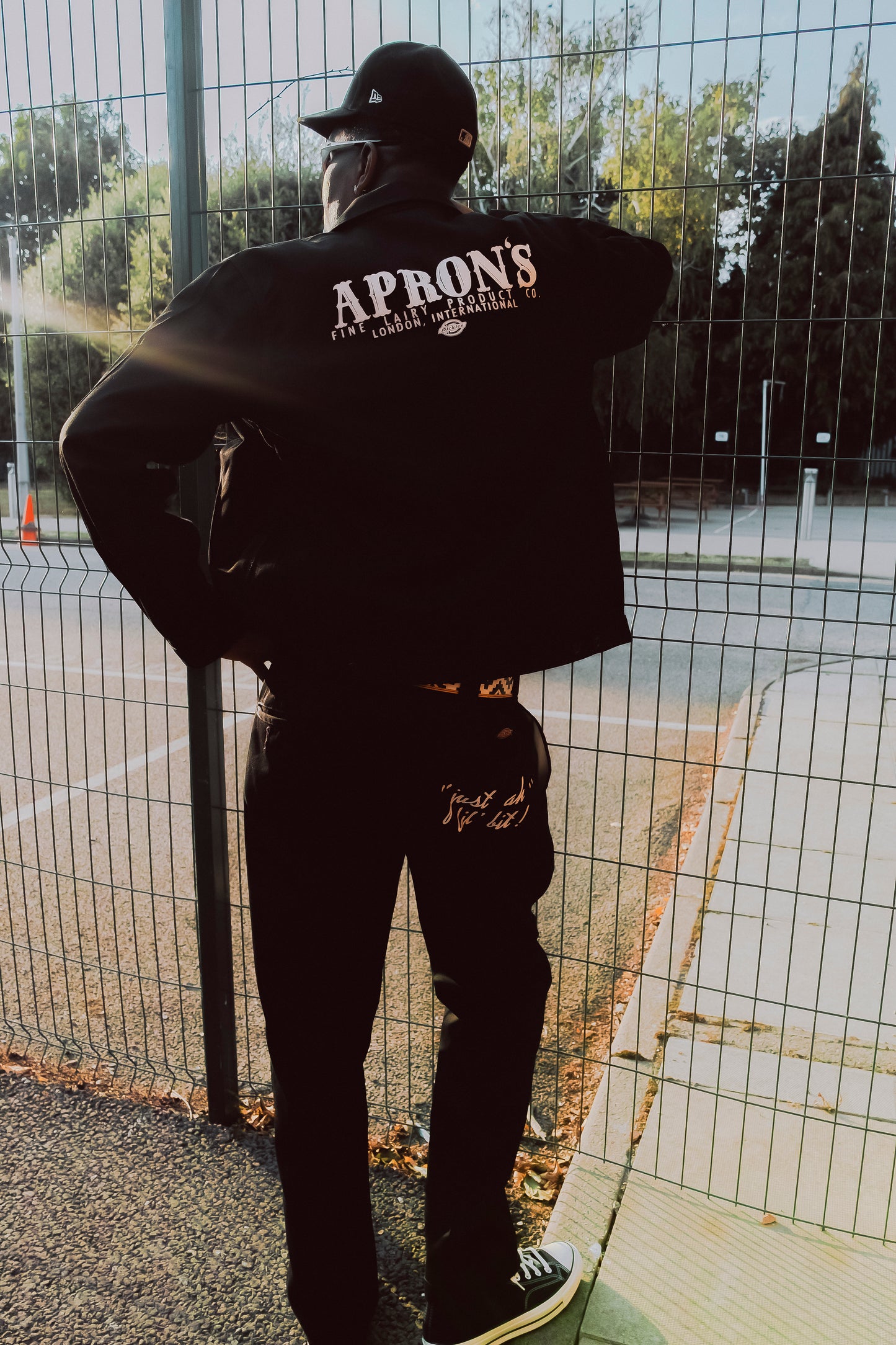 APRON X DICKIES - 874 PANTS (BLACK)