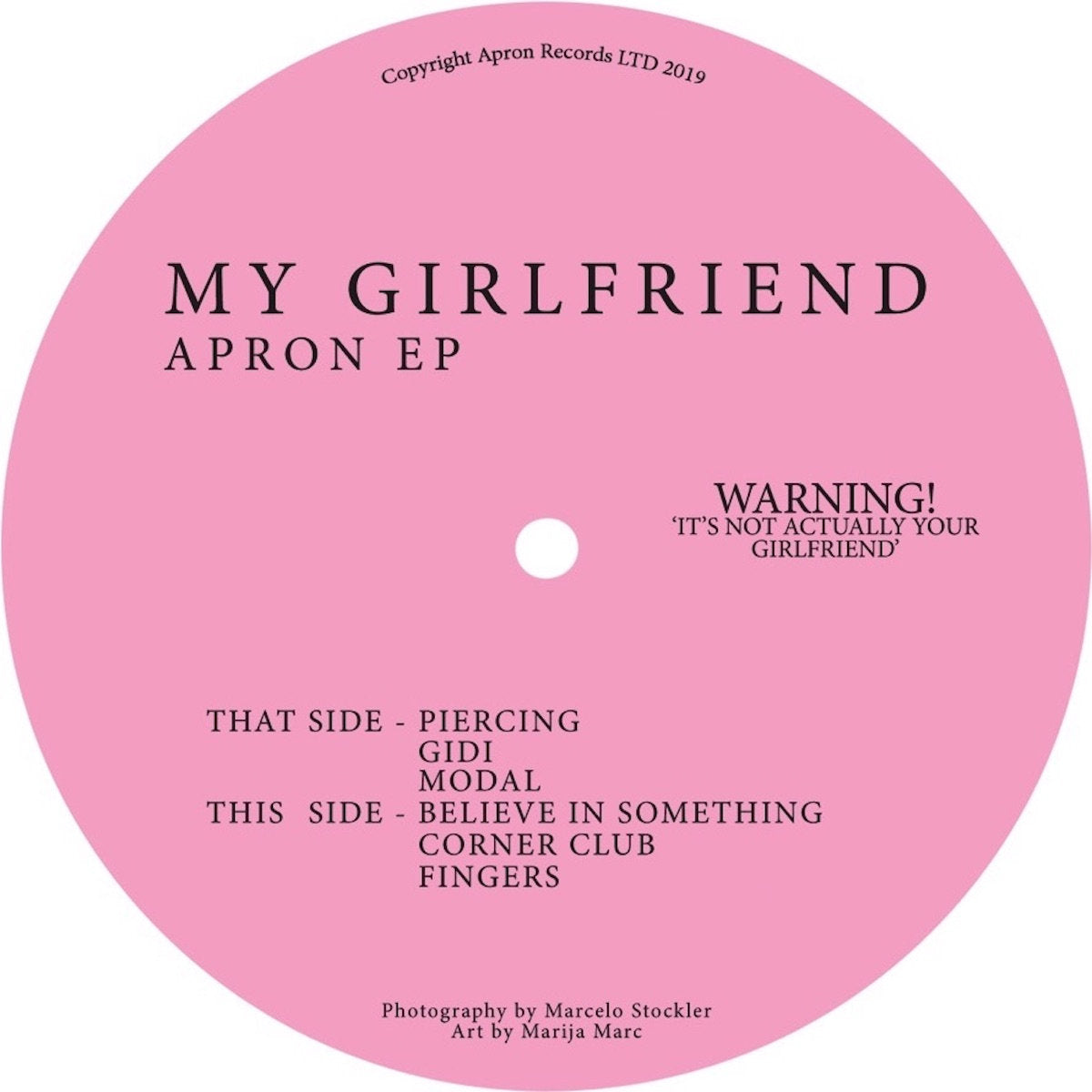 MY GIRLFRIEND - APRON EP (12")